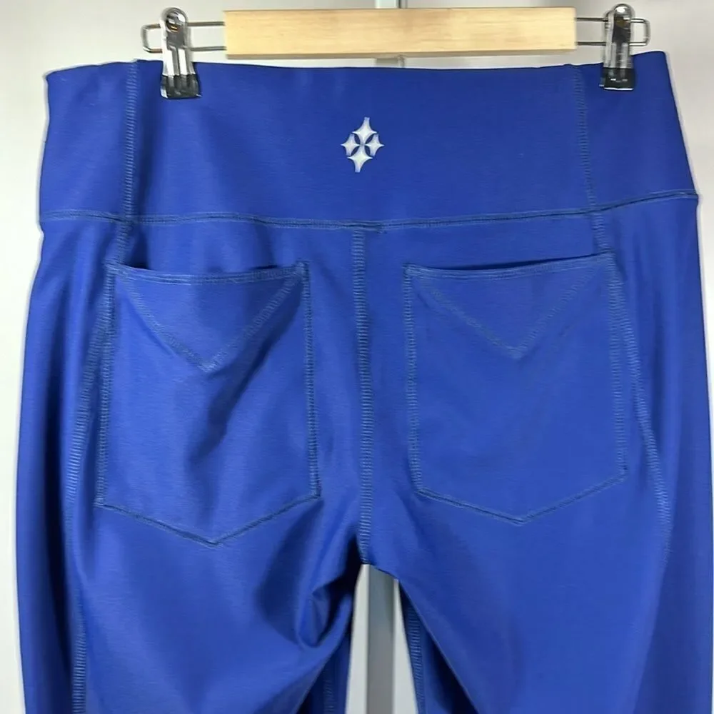 JOFIT Women's Stretch Athletic/Golf Leggings/Pants Blue Size Medium
